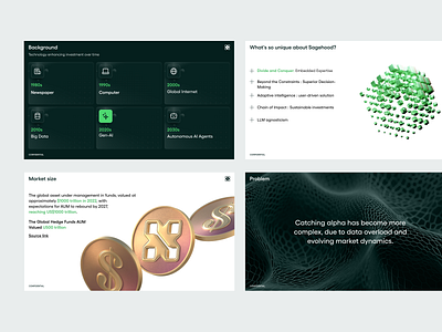 Sagehood.ai Pitch Deck ai ai pitch deck chat gpt chat gpt start up design desktop illustration investor landing pitch pitch deck presentation startup