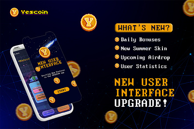 Yescoin Content Designs branding graphic design