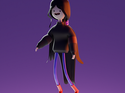 Marceline from Adventure Time 3d adventure time adventuretime animation character design fan art fanart illustration stylized