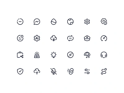 Stroke Icons - Standard Pack customer service earth humidity idea job share messenger mic off notification circle police cap remove circle half dot repeat off save energy security check setting error sheriff solar panel stroke icons