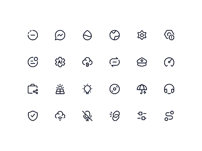 Stroke Icons - Standard Pack customer service earth humidity idea job share messenger mic off notification circle police cap remove circle half dot repeat off save energy security check setting error sheriff solar panel stroke icons