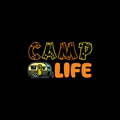 Camp Life T shirt Design child