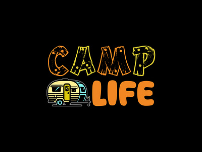 Camp Life T shirt Design child