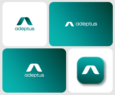 adeptus branding logo logodesign logotype