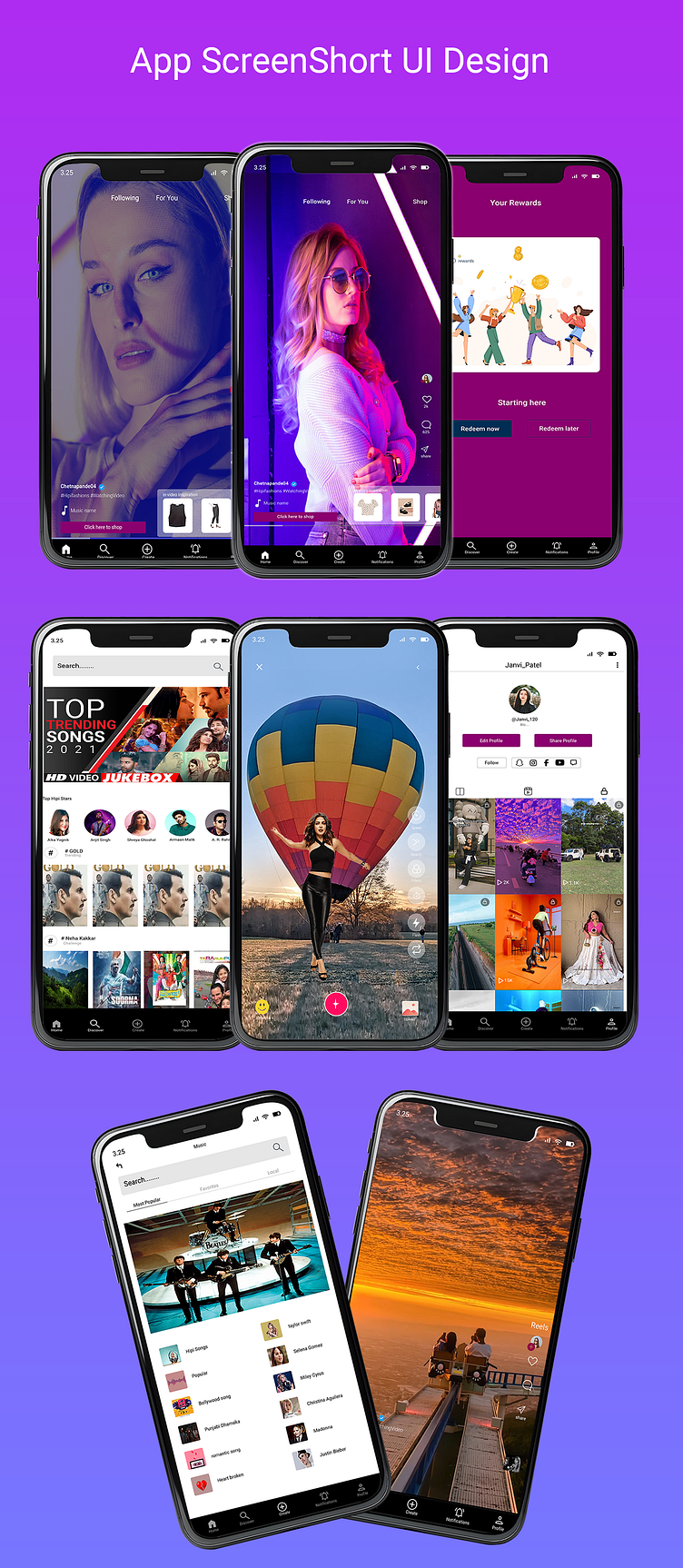 App Screenshot Ui Design By Kothiya Monika On Dribbble