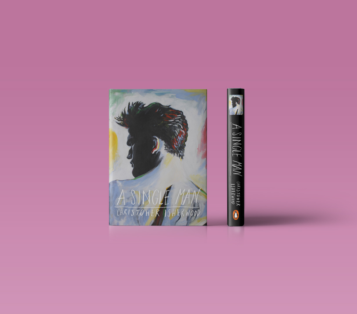 A Single Man Book Cover Redesign a single man book art book cover book cover design book design book illustration christopher isherwood fine arts lgbt lgbtq painting