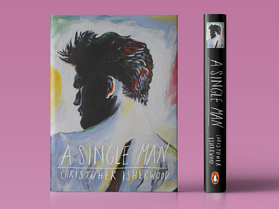 A Single Man Book Cover Redesign a single man book art book cover book cover design book design book illustration christopher isherwood fine arts lgbt lgbtq painting