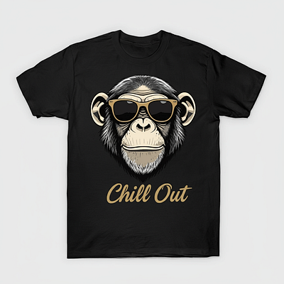 T-Shirt Design & Typography adobe illustrator adobe photoshop branding chill cover art design graphic design graphic designer illustration logo merchandise t shirt typoraphy ui