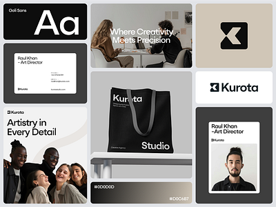 Kurota Studio - Visual Identity brand branding creative agency design graphic design logo logo design studio agency