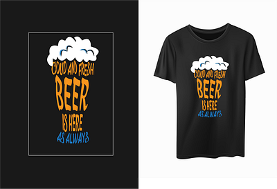 Cloud and Fresh Beer is here As Always T-shirts Design beer graphic beer t shirts branding business logo custom design design full branding graphic design illustration illustrator logo modern t shirts design photoshop t shirts t shirts design ui vector vector art vintage t shirts