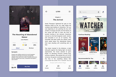 Readle - Ebook Reading Mobile App application apps audiobook bookshelf bookshop bookstore cloud computing design e commerce ebook layout library literature multimedia reading store ui ux wisdom