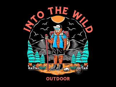 INTO THE WILD 3d branding graphic design logo motion graphics ui