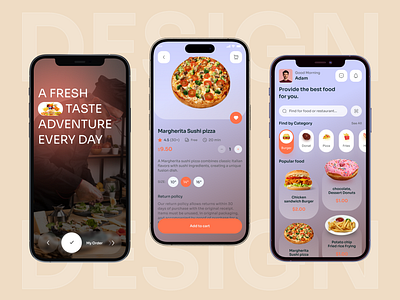 Food Mobile App app design app ui clean mobile app ecommerce ecommerce mobile app food food mobile app mobile app mobile app design modern mobile app