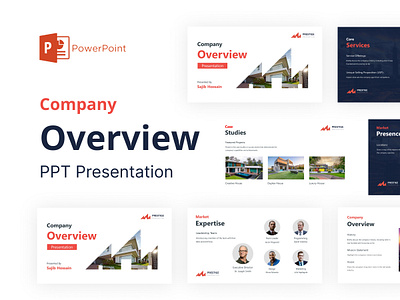 Real Estate PPT, PowerPoint Presentation Design business powerpoint company overview presentation powerpoint powerpoint presentation presentation design real estate presentation slide slide design