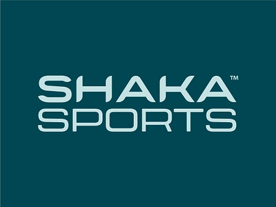 Shaka Sports Logotype branding design graphic design logo typography