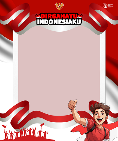 Independence Day Twibbon: Celebrating Indonesia’s Freedom creativedesign designforacause graphicdesign independenceday indonesiaindependence nationalday patrioticdesign socialmediadesign twibbon