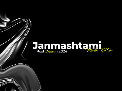 Janmashtami post design designinspiration digitalart graphicdesign hindufestival illustration janmashtami2022 krishnadesign krishnajanmashtami krishnajanmashtami2024 traditionalfestivalcelebration typography uiux visualdesign