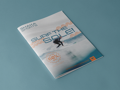 Shaka Sports Catalogue Design branding design graphic design typography