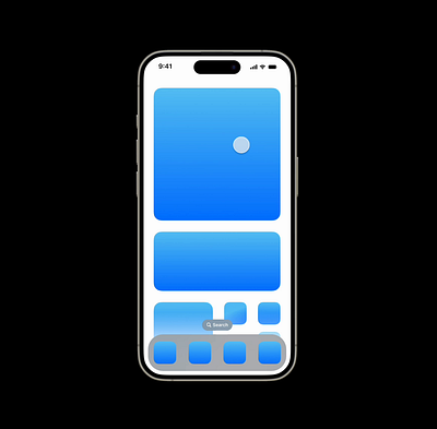 iOS Home Screen: Let's Get Scrolling, Apple! appdesign apple conceptdesign design figma homescreen interaction ios ios 18 iosdesign iphone mobileui prototype scrolling ui uidesign userinterface uxconcept uxdesign widgets