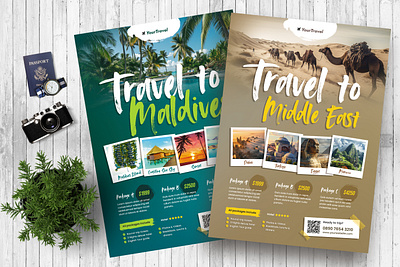 Travel Flyer Template design flyer flyer design graphic design print design print template sale travel