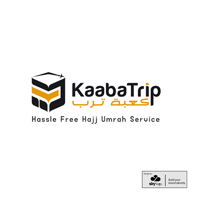 KabbaTrip; Hajj Umrah Service Company Logo Branding abstract arabic logo brand identity brand identity designer branding company logo creative logo design graphic design hajj logo illustration kaaba logo logo logo design logos makkah logo typography visual design visual identity