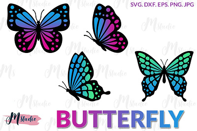 Butterfly SVG Bundle 3d animation branding graphic design logo motion graphics ui