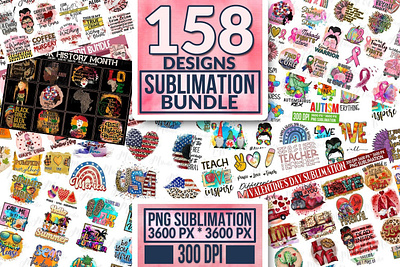 Huge Sublimation Bundle 3d animation branding graphic design logo motion graphics ui