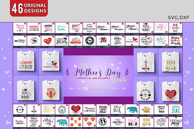 Mothers day bundle svg 3d animation graphic design logo motion graphics ui