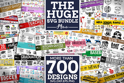 The Huge SVG Bundle, Best Seller 3d animation branding graphic design logo motion graphics ui