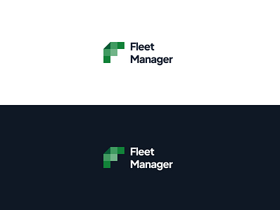 Logo for Fleet Manager branding dashboard design dribbble fleet graphic design logistics logo logo design logofolio manager minimal nepal transport