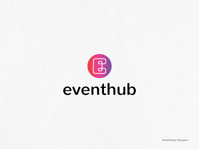 Eventhub logo app event hub logo website