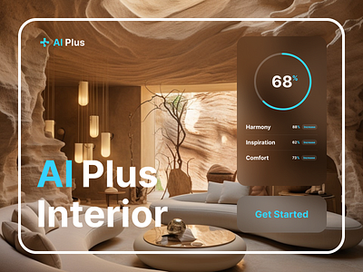 AI Plus | Interior branding design graphic design homepage layout logo typography ui webdesign