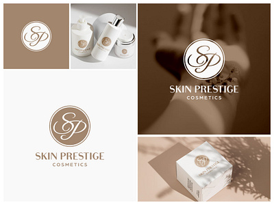 Skin Prestige Cosmetic Brand Logo Design beauty branding brandlogo cosmeticbrand creativelogo graphic design logo logodesign skincare skinprestige