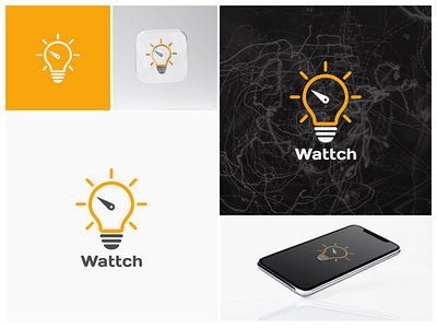 Wattch App Logo Design adobeillustrator branding brandlogo creativelogo electricity energy graphic design logo logodesign smarthome tracking wattchapp