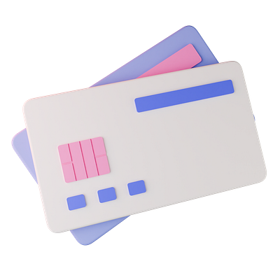 Credit Card 3D Illustration 3d 3d icon 3d illustration blender graphic design render ui