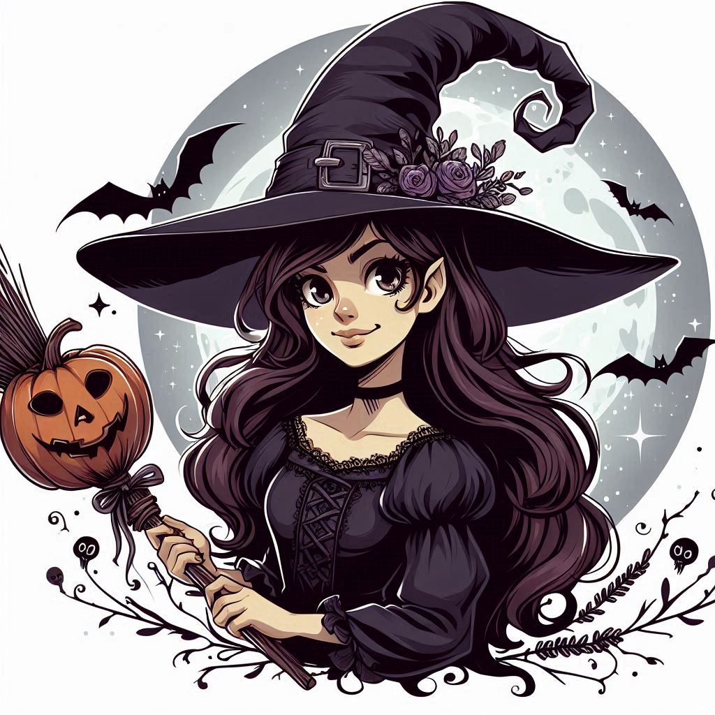 Halloween Special T-shirt Design bat design digital art halloween hat illustration moon pumpkin t shirt t shirt design vector witch