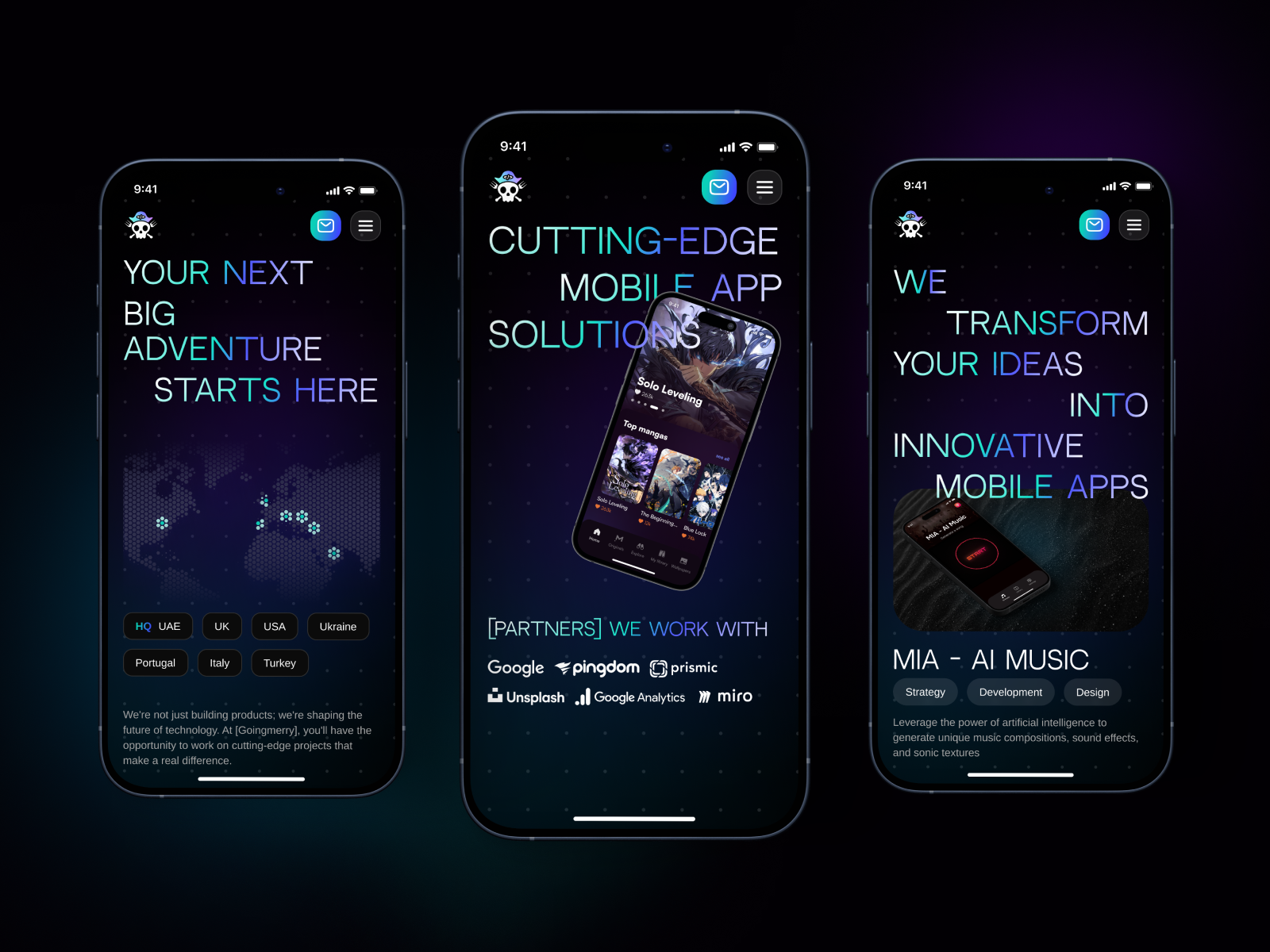 Example of Corporate Website Design 