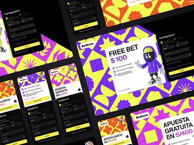 BETBOOM DACHA 2024 | Login 3d app bb team bet betboom betting branding character cyber design dota gambling graphic design illustration login logo product sport ui ux