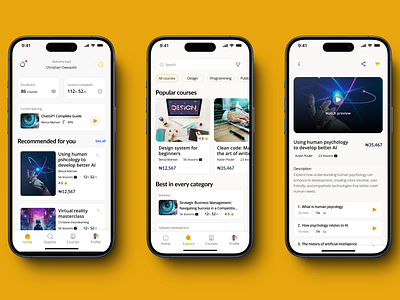Education learning app courses design education mobile app uidesign uxdesign