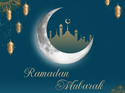 Ramadan Mubarak Greeting Poster digitalart graphicdesign posterdesign ramadanmubarak