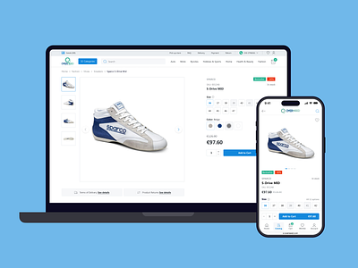 Online store ux/ui design PWA application cart checkout e commerce ecommerce magento mobile app online store product page progressive web app pwa shopify ui design user experience user interface ux design web store