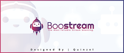 Boostream Logo graphic design logo