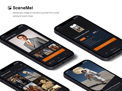 Mobile app design (SceneMe) app design ios design mobile design ui ui design uiux user experience design user interface design