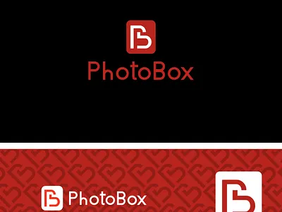 Creative 'P & b' Icon Logo for PhotoBox branding logo sleek logo