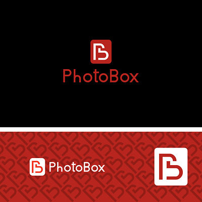 Creative 'P & b' Icon Logo for PhotoBox branding logo sleek logo