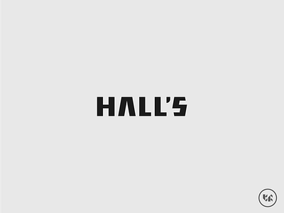 halls-clothing brand logo businesslogo clothinglogo creativelogo fashion flatlogo foodlogo iconlogo logodesigner logos minimalistlogo wear wordmarklogo