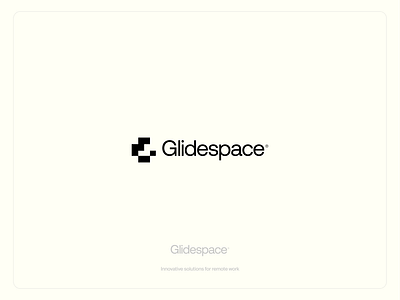 Glidespace - Solutions for remote work app black brand branding brandmark color design graphic graphic design identity illustration logo ui ux vector white