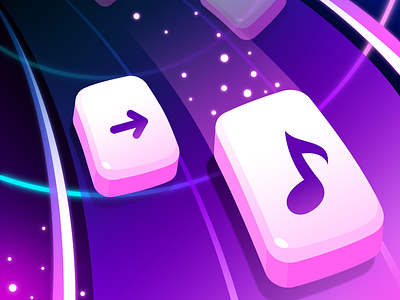 Beat Tiles: Icon Version 1 beat star beat tiles design game game icon icon icon design logo magic tiles music music game piano piano game piano tiles