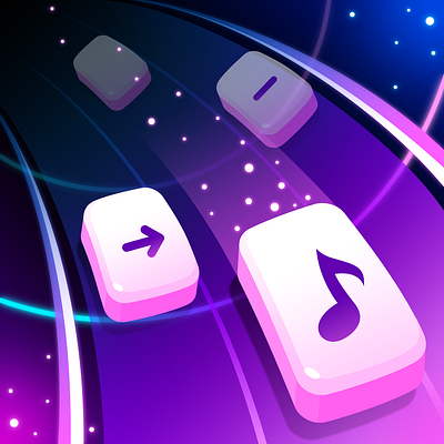 Beat Tiles: Icon Version 1 beat star beat tiles design game game icon icon icon design logo magic tiles music music game piano piano game piano tiles