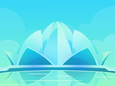 Piano Rhythm Tiles: Lotus Temple app background game illustration india india landscape landscape lotus magic tiles music music app music game music tiles piano piano app piano game piano tiles temple